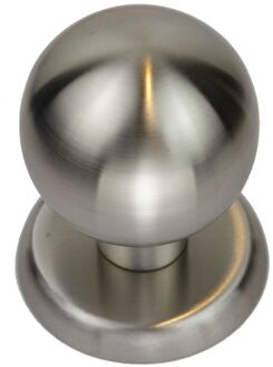 Voordeurknop Op Rozet 65x90mm Rvs