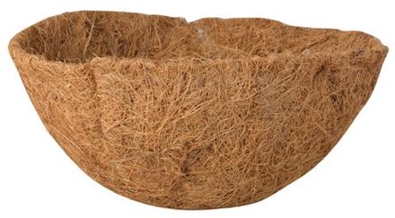 Voorgevormde Inlegvel Kokos Voor Hanging Basket 25 Cm - Kokosinleggers - Plantenbakken Bruin