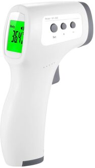 Voorhoofd Digitale Thermometer Non Contact Infrarood Thermometer Lichaam Temperatuur Koorts Meten Tool Voor Baby Volwassenen grijs