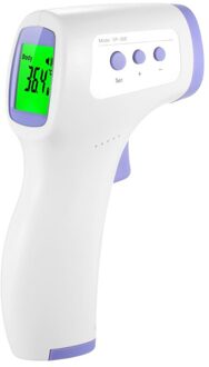 Voorhoofd Digitale Thermometer Non Contact Infrarood Thermometer Lichaam Temperatuur Koorts Meten Tool Voor Baby Volwassenen Paars