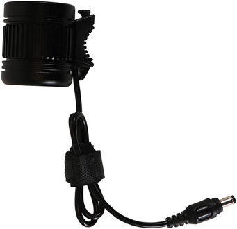 voorlicht led XP-G 20 x 20,5 x 6,5 cm aluminium zwart