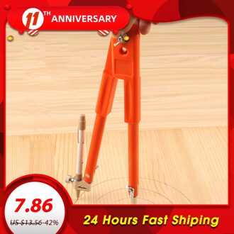 Voorraad-Carpenter Precisie Potlood Kompassen Grote Diameter Verstelbare Verdelers Markering En Schrijvende Kompas Voor Houtbewerking