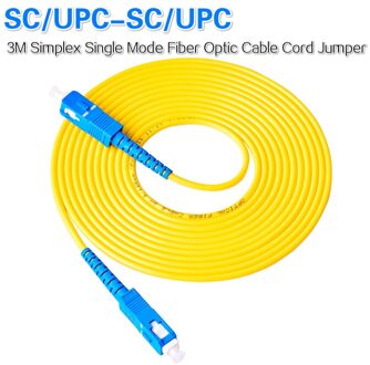Voorraad Klaar Sc/UPC-SC/Upc 10 Stks/partij 3M Simplex 9/125 Single Mode Sm Glasvezelkabel Patch cord Fiber Jumper