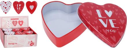 Voorraadblik metaal 95x110xh20 rood