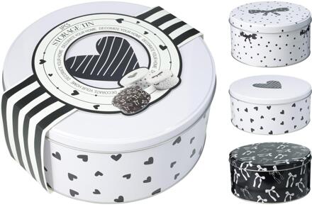 Voorraadblik set van 3 stuks wit