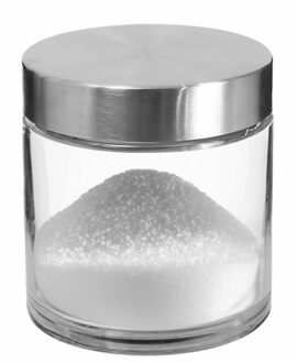 Voorraadbus/voorraadpot - 0,75L - glas - met RVS luchtdichte deksel