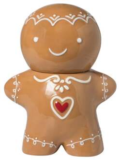Voorraadpot gingerbread - bruin - 25.5x19.4x14.8 cm