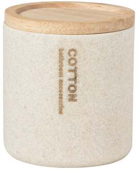 Voorraadpot sand - beige - ø9.8x11 cm