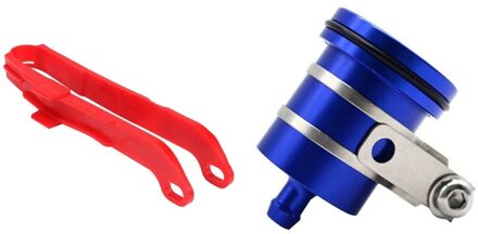 Voorrem Vloeistof Fles Master Cilinder Olie Reservoir Cup Voor Honda CBR600 & Chain Slider Gids Achterbrug Protector