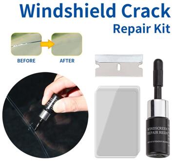 Voorruit Reparatie Kit Autoruit Reparatie Polijsten Voorruit Glas Renwal Gereedschap Auto Chips Crack Herstellen Fix Kit