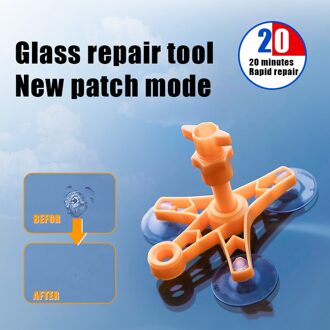 Voorruit Reparatie Kit Quick Fix Auto Voorruit Bullseye Rock Chip Crack Scratch V6