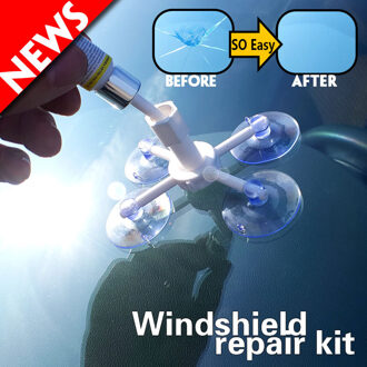 Voorruit Reparatie Kits DIY Autoruit Reparatie Tools Glas Kras Voorruit Crack Herstellen Venster Scherm Polijsten repair resin reeks