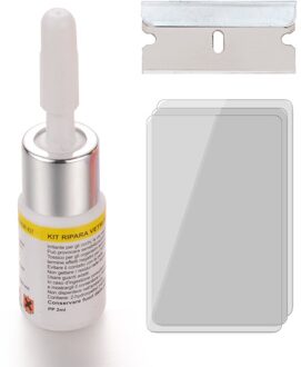 Voorruit Reparatie Tool Diy Autoruit Reparatie Tools Vensterglas Curing Lijm Auto Glas Kras Crack Herstellen kit wit