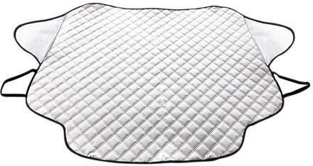 Voorruit Sneeuw Cover, 147X116 Cm Frostguard Voorruit Cover, voorruit Sneeuw Ijs Cover Met 3 Lagen Bescherming En Uniq
