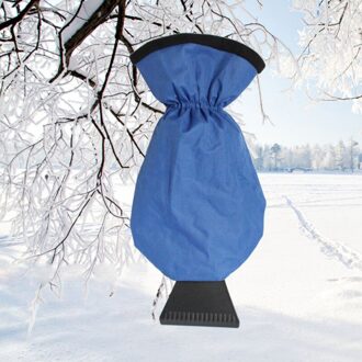 Voorruit Sneeuw Schop Auto Ijskrabber Handschoen Winter Warm Handschoen Sneeuw Shover Tool Auto Draagbare Window Cleaning Tool