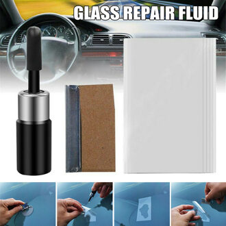 Voorruit Voorruit Reparatie Kit Tool Glas Corrector Crack Reparatie Voor Auto JS22
