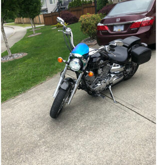 Voorruit Voorruit Voor 1987-2004 Suzuki Intruder VS 1400 VS1400 800 VS800 750 VS750 Volusia VL VL800 Voorvork screen zwart iridium