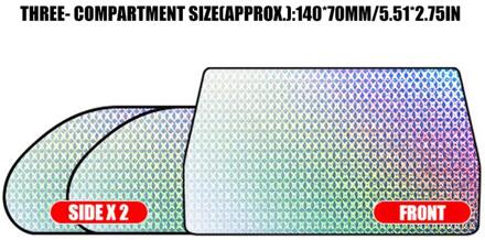 Voorruit Zonnescherm Universele Probleemloze Auto Zonneschermen Houden Uw Voertuig Cool UV Zon Voor Car Window Accessoires zwart