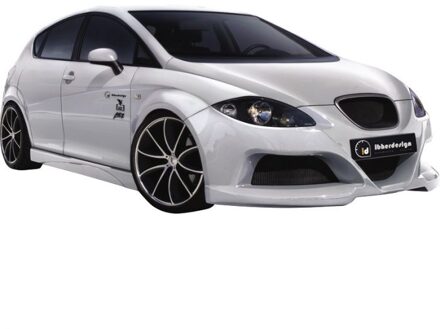 Voorspoiler Seat Leon 5F SC/5-deurs/ST 2013-2017 excl. FR/Cupra (ABS zwart glanzend)