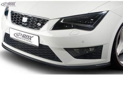 Voorspoiler Seat Leon 5F SC/5-deurs/ST FR/Cupra 2013- (ABS zwart glanzend)