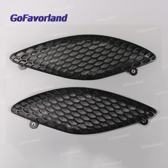 Voorste Paar Links Rechts Kap Bezels Grille Zwart 68202581AC 68202580AC Voor Dodge Charger Srt