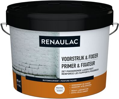 Voorstrijk & Fixeer Muurverf - Mat - Kleurloos - 10l