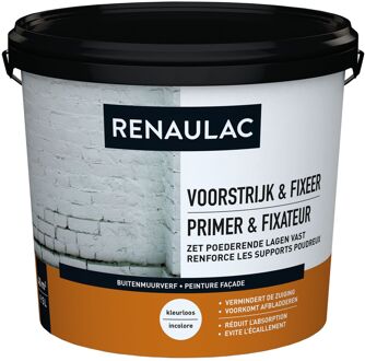 Voorstrijk & Fixeer Muurverf - Mat - Kleurloos - 5l