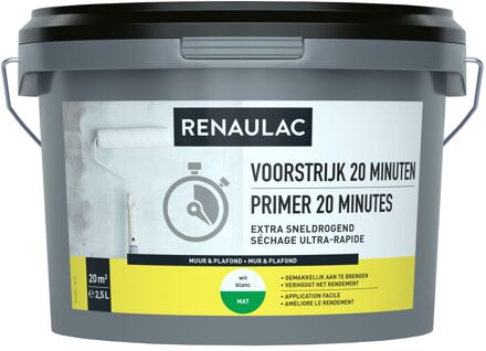 Voorstrijk Primer - Muur En Plafond Binnen - Wit - 2,5l