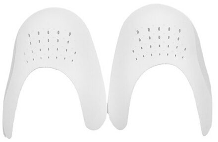 Voorvoet Insert Pad Voor Mannen En Vrouwen Schoen Shield Anti Vouw Anti Vouw Schoenveter Vormgeven Anti Vouw Teen Plug inlegzolen wit 40-46