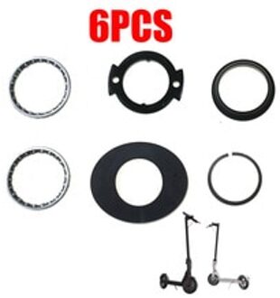 Voorvork Buis Lager Kom Pole Roterende Kit Voor Xiaomi Mijia M365 Elektrische Scooter Spacers Accessoires Vervangende Onderdelen