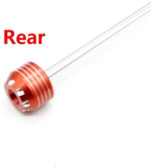 Voorzijde Achteras Vork Crash Sliders Voor Honda CBR1000RR Motorfiets Accessoires Wiel Protector Cbr 1000 Rr achterkant rood