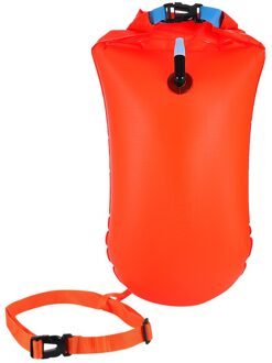 Vorcool 1Pc Open Water Zwemmen Float Ultralight Veiligheid Float Zwemmen Tas Voor Zwemmers Triatleten Snorkelers Surfers (Oranje)
