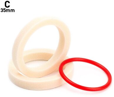 Vork Spons Olie Absorberende Spons 32/34/35/36Mm Mountainbike Schokdemper Voor Ring Olie sealing Ring Rode Cirkel
