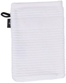 Vossen Morgen badstof washandschoen - maat One size Wit
