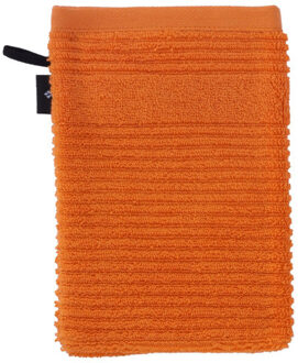 Vossen Morgen badstof washandschoen Oranje - One size