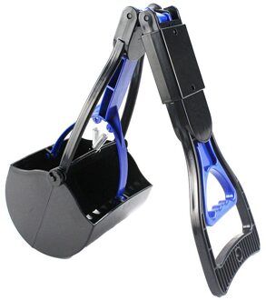 Vouw Handvat Wc Picker Voor Outdoor Hond En Kattenbakvulling Pick Up Met Hoge Sterkte Materiaal En Duurzaam Schoonmaak supply blauw zwart