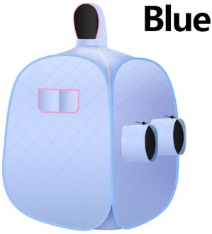 Vouw Sauna Generator Cabine Stoomboot Machine 220V Voor Sauna Spa Groter Tent Draagbare Stoom Bad Afvallen Detox Therapie stoom blauw