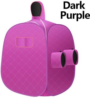 Vouw Sauna Generator Cabine Stoomboot Machine 220V Voor Sauna Spa Groter Tent Draagbare Stoom Bad Afvallen Detox Therapie stoom donker paars