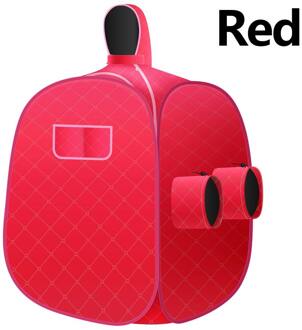 Vouw Sauna Generator Cabine Stoomboot Machine 220V Voor Sauna Spa Groter Tent Draagbare Stoom Bad Afvallen Detox Therapie stoom rood