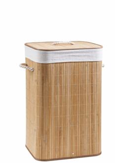 Vouwen Bamboe Badkamer Vuile Wasmand
