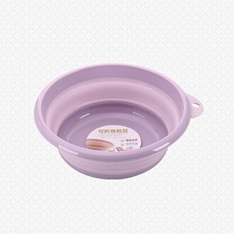 Vouwen Bassin Kan Hangen Dikke Wastafel Huishouden Vouwen Wastafel Eco-vriendelijke Plastic Pp + Abs + Tpr paars-M