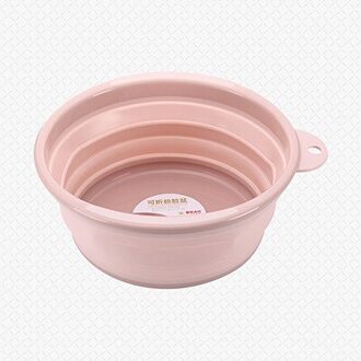 Vouwen Bassin Kan Hangen Dikke Wastafel Huishouden Vouwen Wastafel Eco-vriendelijke Plastic Pp + Abs + Tpr roze-L