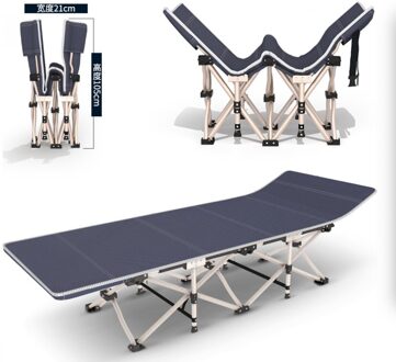 Vouwen Bed Lunchpauze Bed Kantoor Vouwen Enkele Camp Bed Canvas Oxford Doek Outdoor Tien Voet Bed Ronde Buis