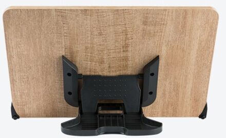 Vouwen Boekensteun Stand 13 Kraampjes Draagbare Bureau Leesboek Stand Beugel Boeken Muziek Score Recept Tablet Plank Houder Organizer zwart L