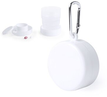 Vouwen Cup Met Pillendoos Wit 146006