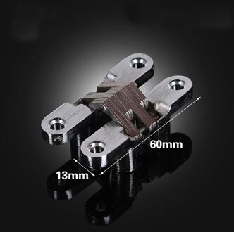 Vouwen deur scharnieren 13x60mm Onzichtbare Verborgen Verborgen scharnier Rvs 2 stks