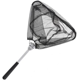 Vouwen Fly Visnet Aluminium Pole Netten Driehoekige Schepnet Intrekbare Pole Visnet