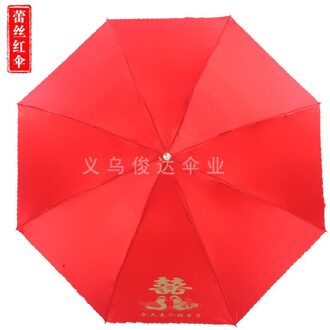 Vouwen Handleiding Opening Bruiloft Paraplu Bruid Parasol Paraplu Accessoires Voor Wedding Bridal Shower Paraplu