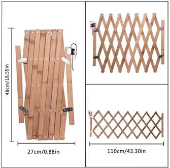 Vouwen Huisdier Barrière Hek Kat Hond Poort Bamboe Huisdier Hek Intrekbare Kat Hond Puppy Schuifdeur Veiligheid Gate Huisdier Isolatie hek
