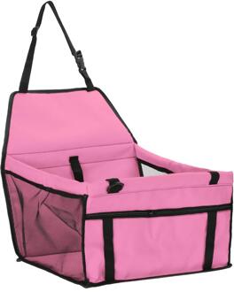 Vouwen Huisdier Mat Veilig & Soft Autostoel Voor Honden En Katten Oxford Doek Kat En Hond Seat Te installeren & Opvouwbare Kleine Huisdier Geschikt roze